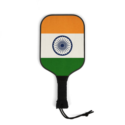Indian Flag Pickleball Kit - Paddle Set with Two Balls