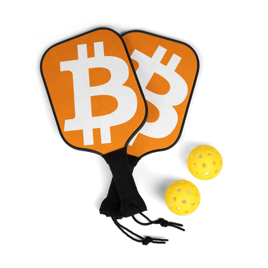 Bitcoin Pickleball Paddle Set - Perfect for Crypto Lovers & Sport Enthusiasts