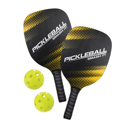 Pickleball Wooden Paddle and Ball Set Trend Vision