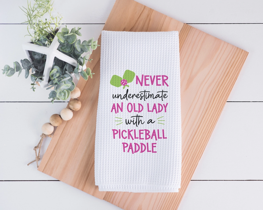 Pickleball Funny Sport Kitchen Towel