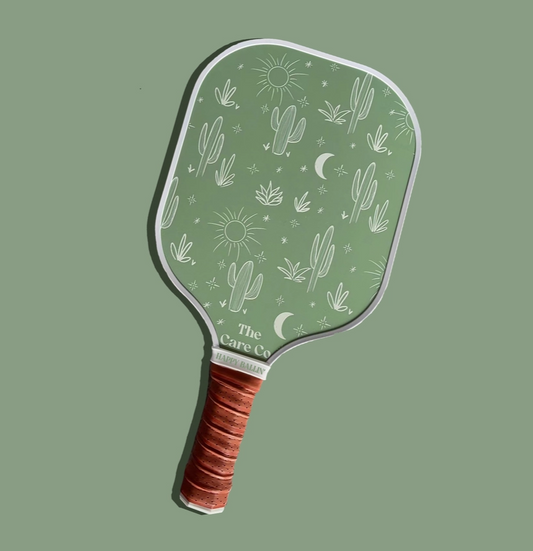 Pickleball Paddle Cactus Print Fiberglass