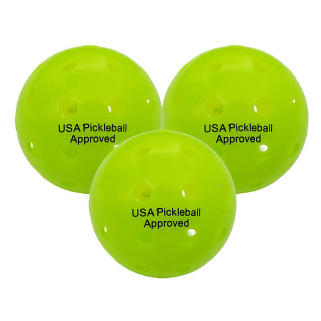 Engage Tour 2.0 Outdoor Pickleballs - Neon Pack of 3